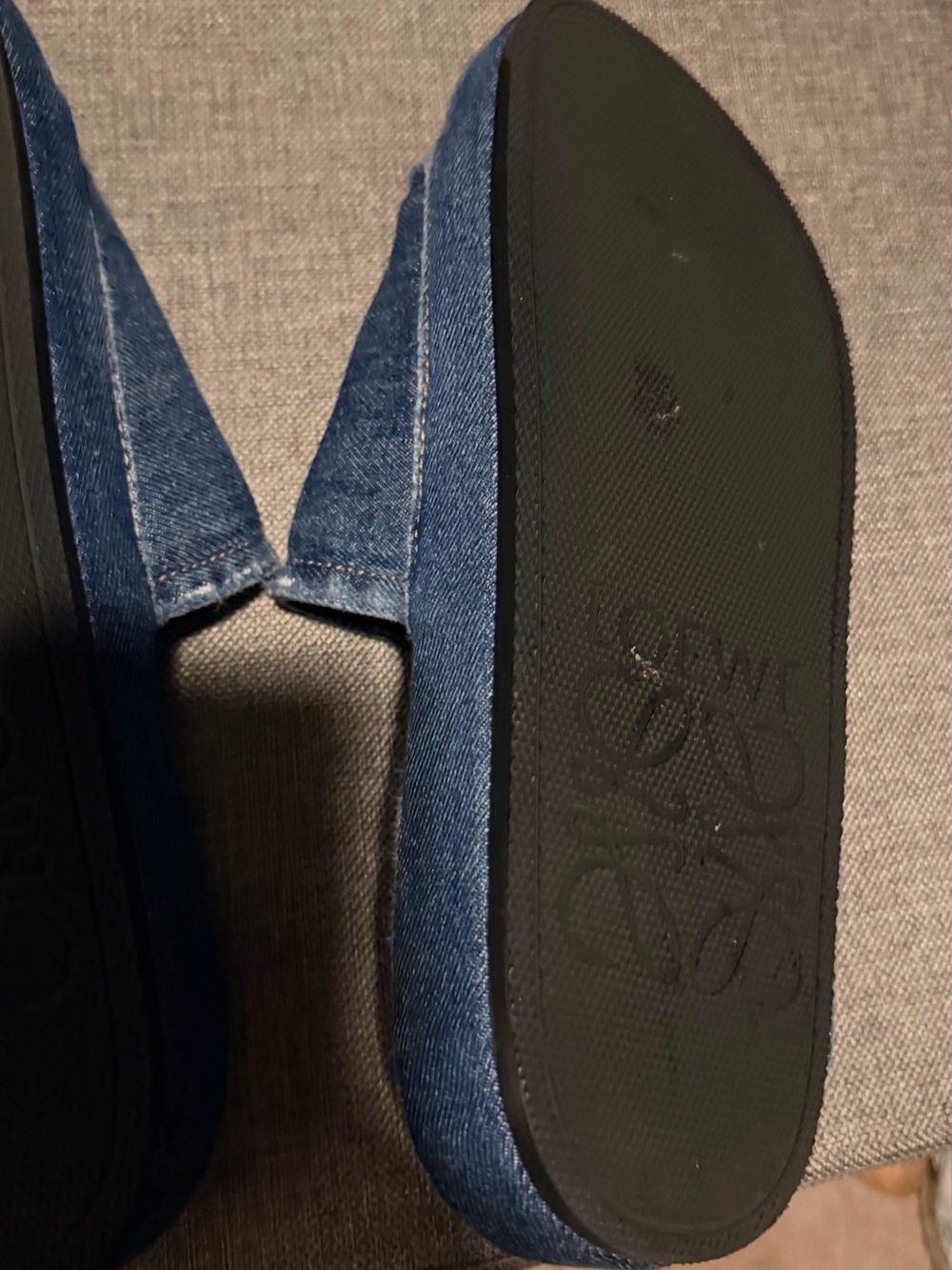 Loewe Denim Slide Sandals unisex - Picture 3 of 4